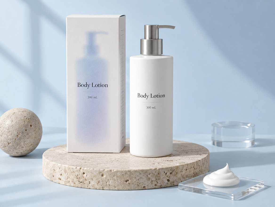 Private label body lotion pump bottle made in Korea