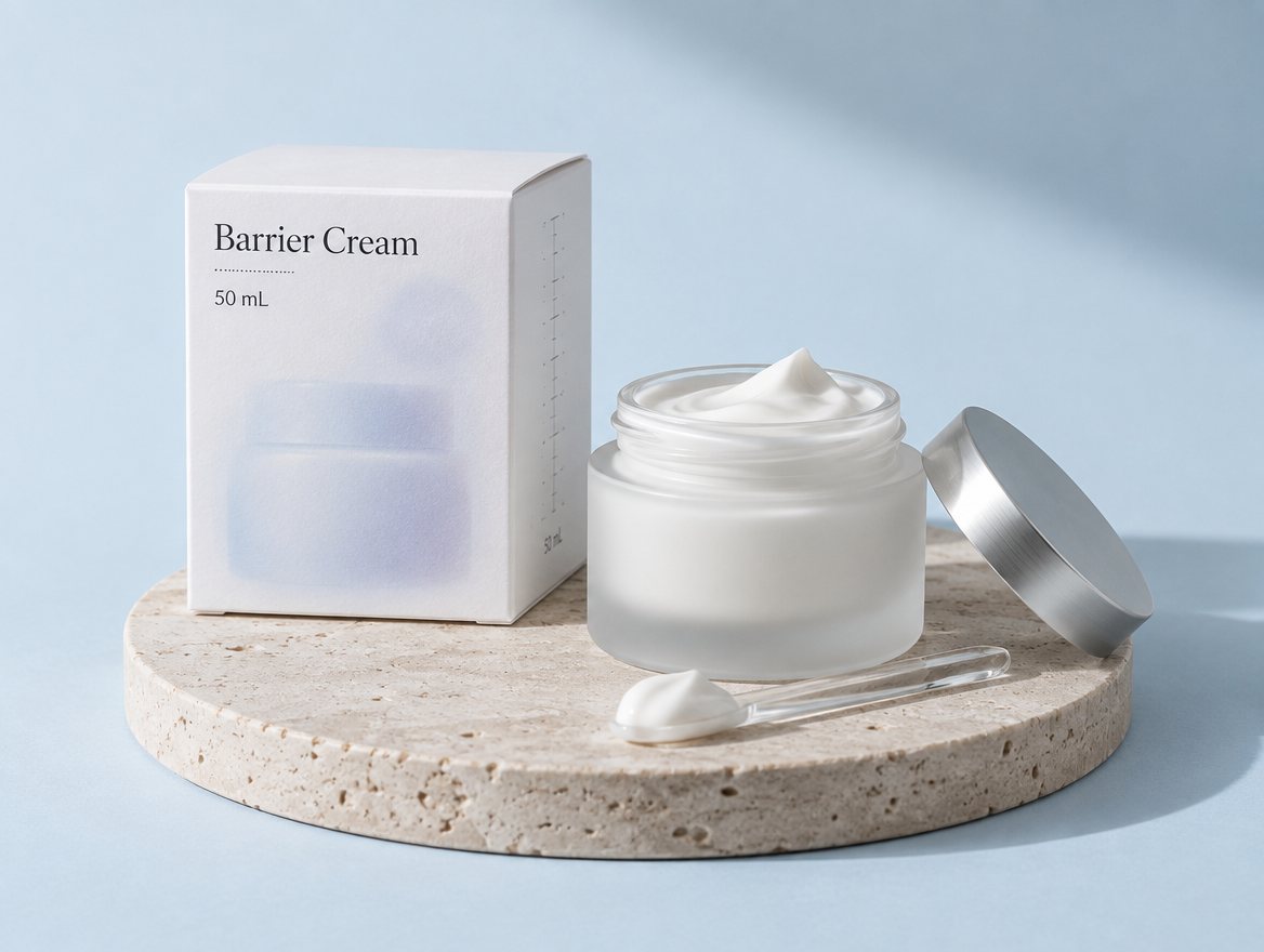 Private label face cream jar made in Korea