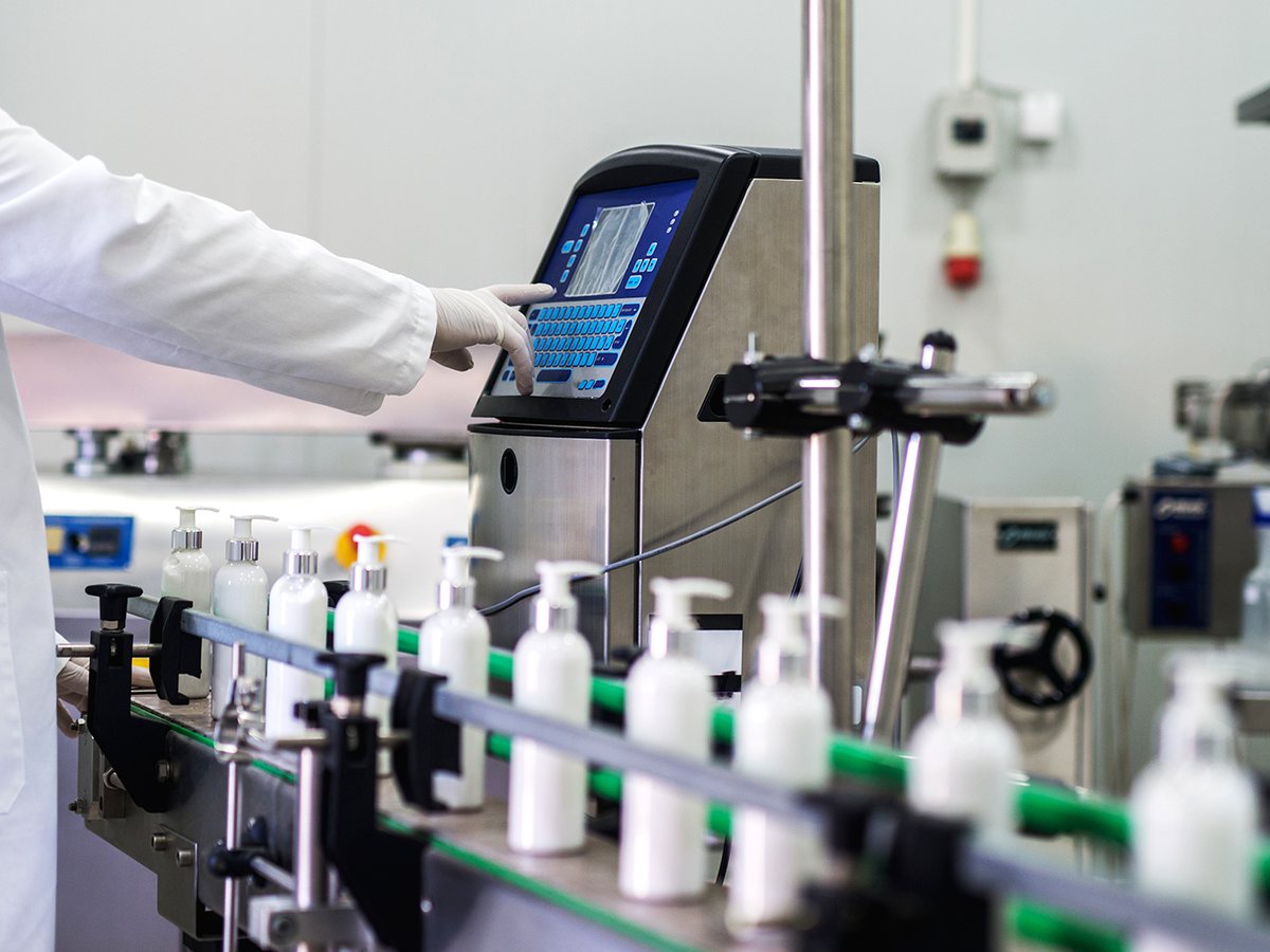 Date coding on the filling line