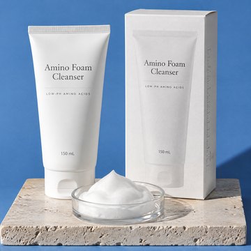 Foam cleanser in a tube